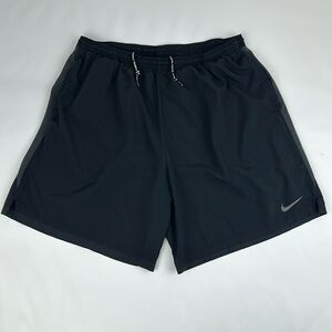 NIKE DRI-Fit Men’s Shorts. Size Larger Large. Black & Gray. No Liner.